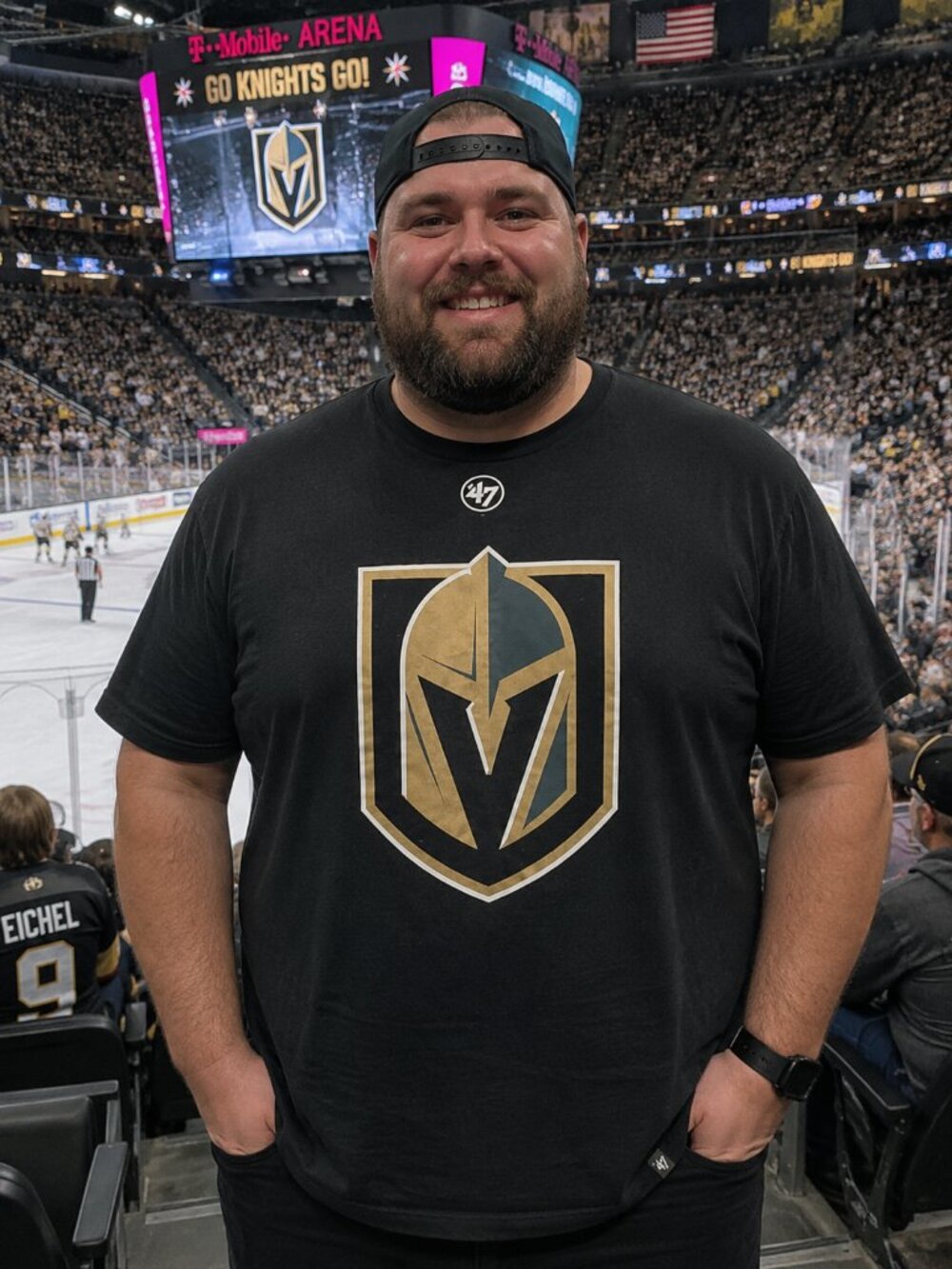VEGAS  KNIGHTS NHL  TEE -(2XL)